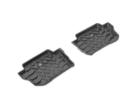 Quadratec Ultimate All Weather Floor Liners Rear Floor Pair Jeep Wrangler 2-Door JL 2018-2021